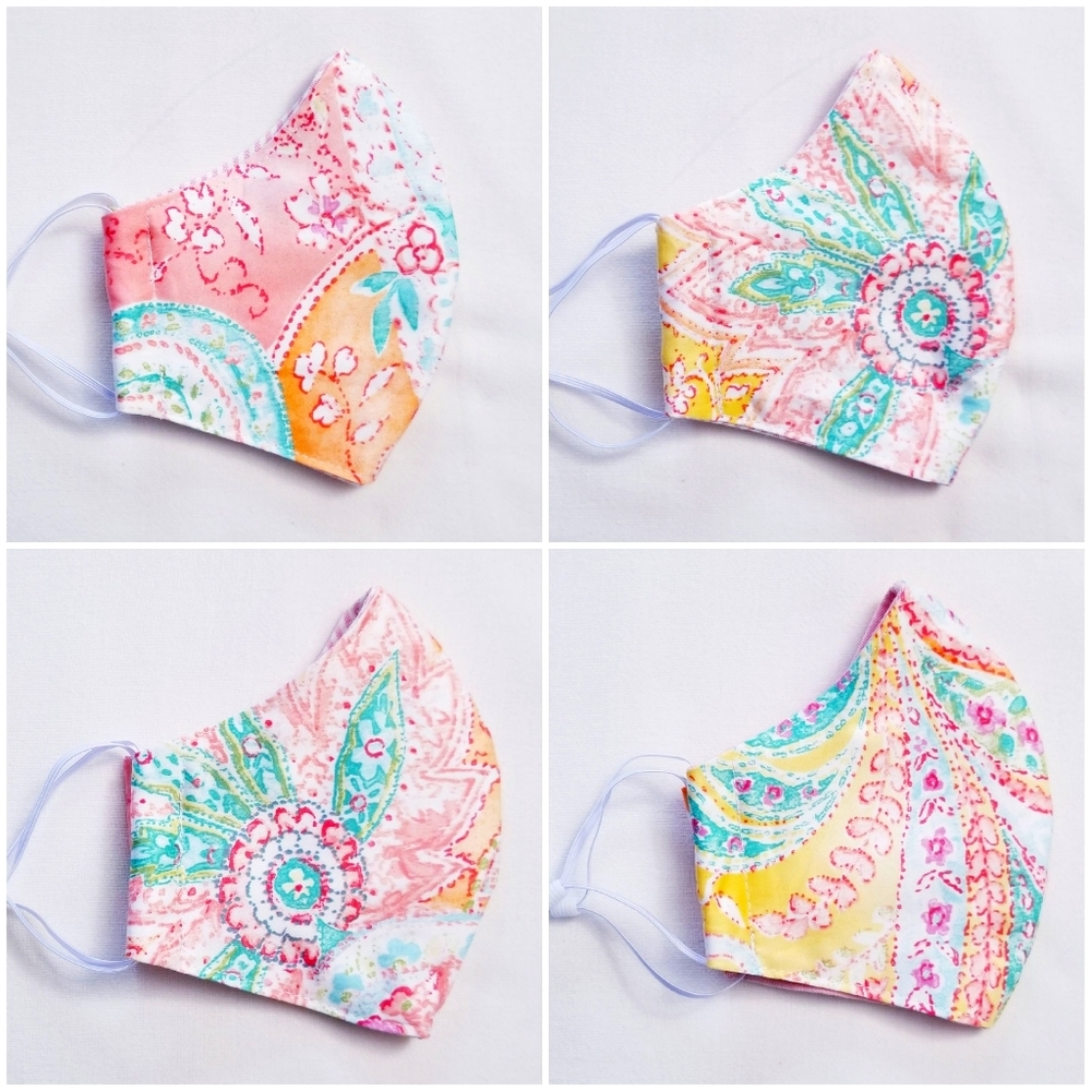 4pcs Adult RL Cotton Face Masks